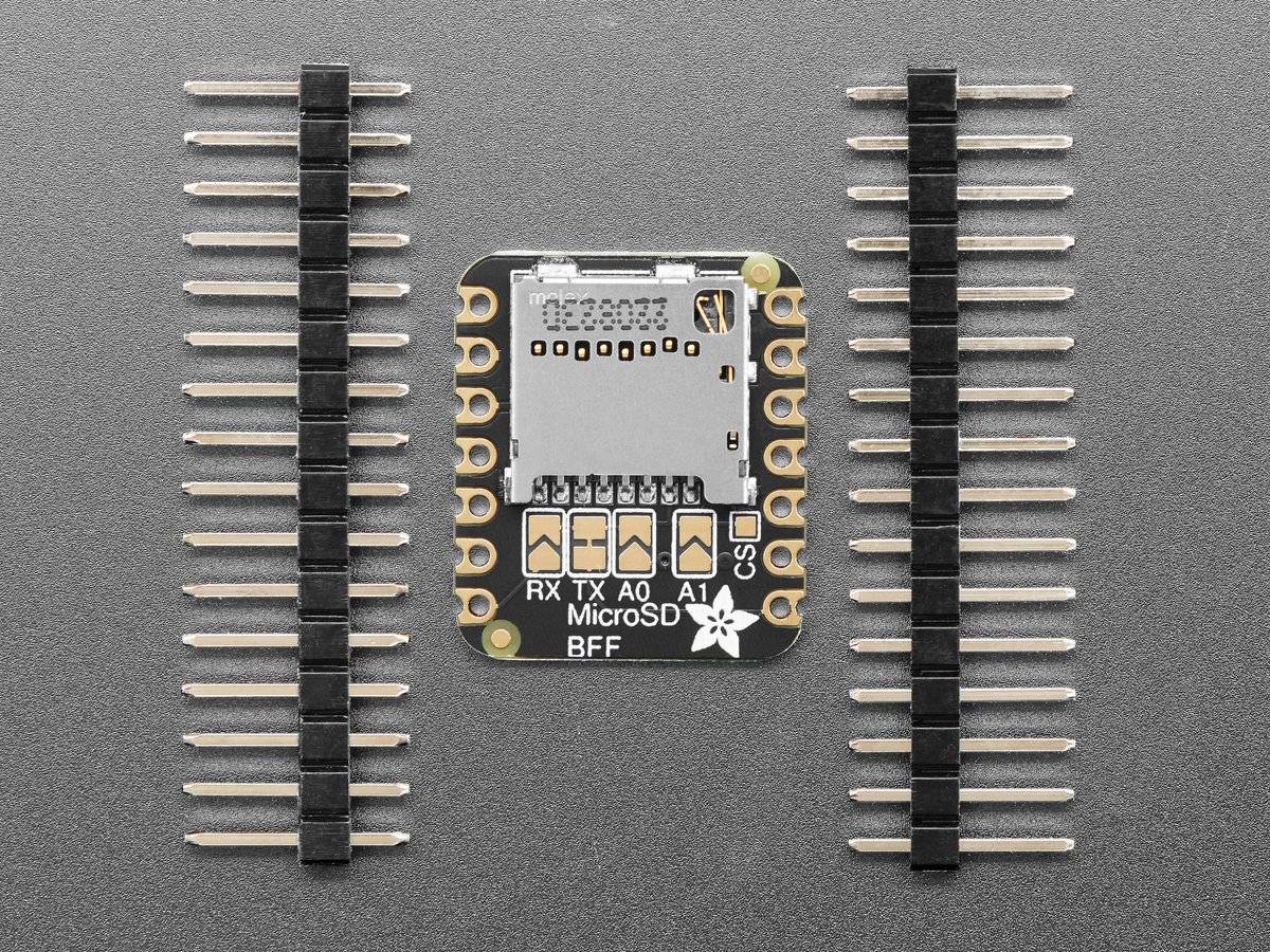 Adafruit microSD Card BFF Add-On for QT Py and Xiao SPI Interface