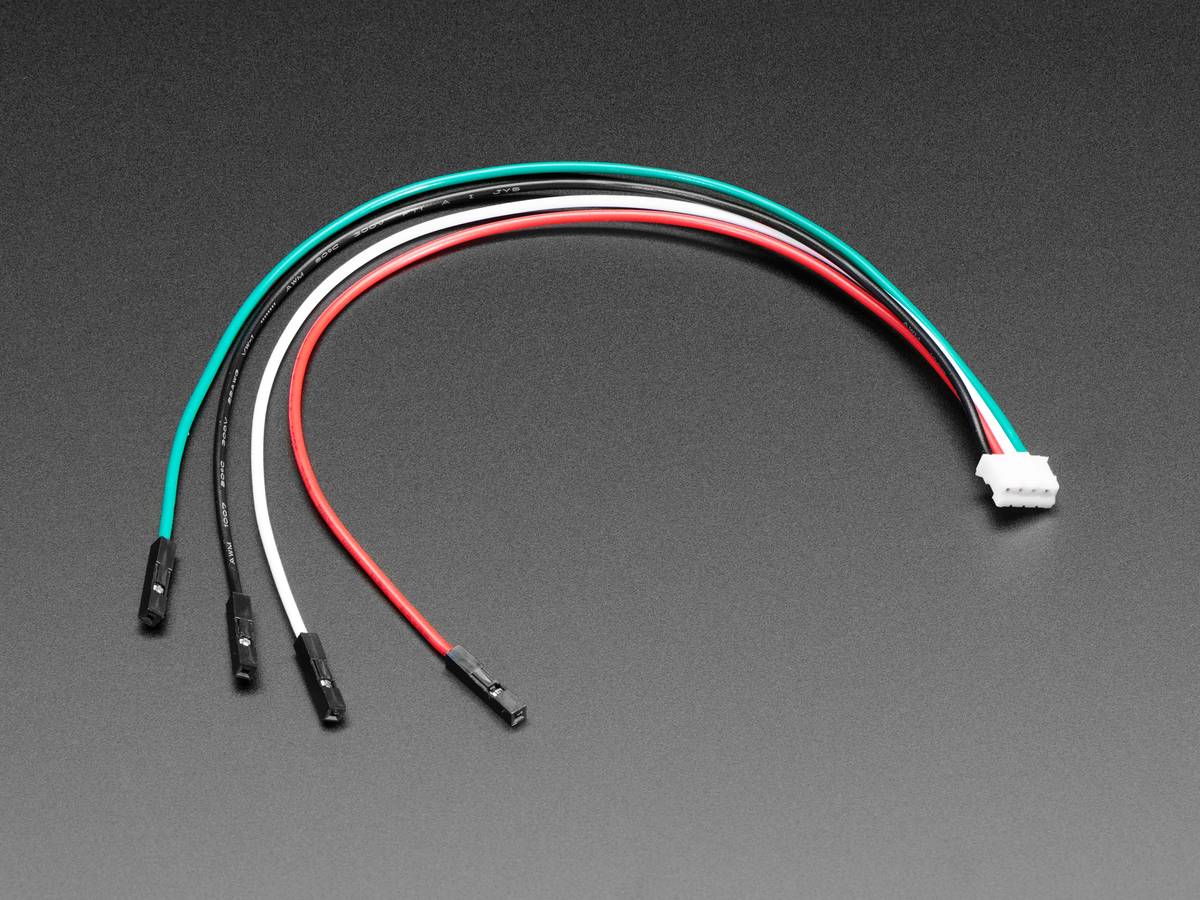 Adafruit JST PH 2mm 4-Pin to Female Socket Cable - I2C STEMMA Cable