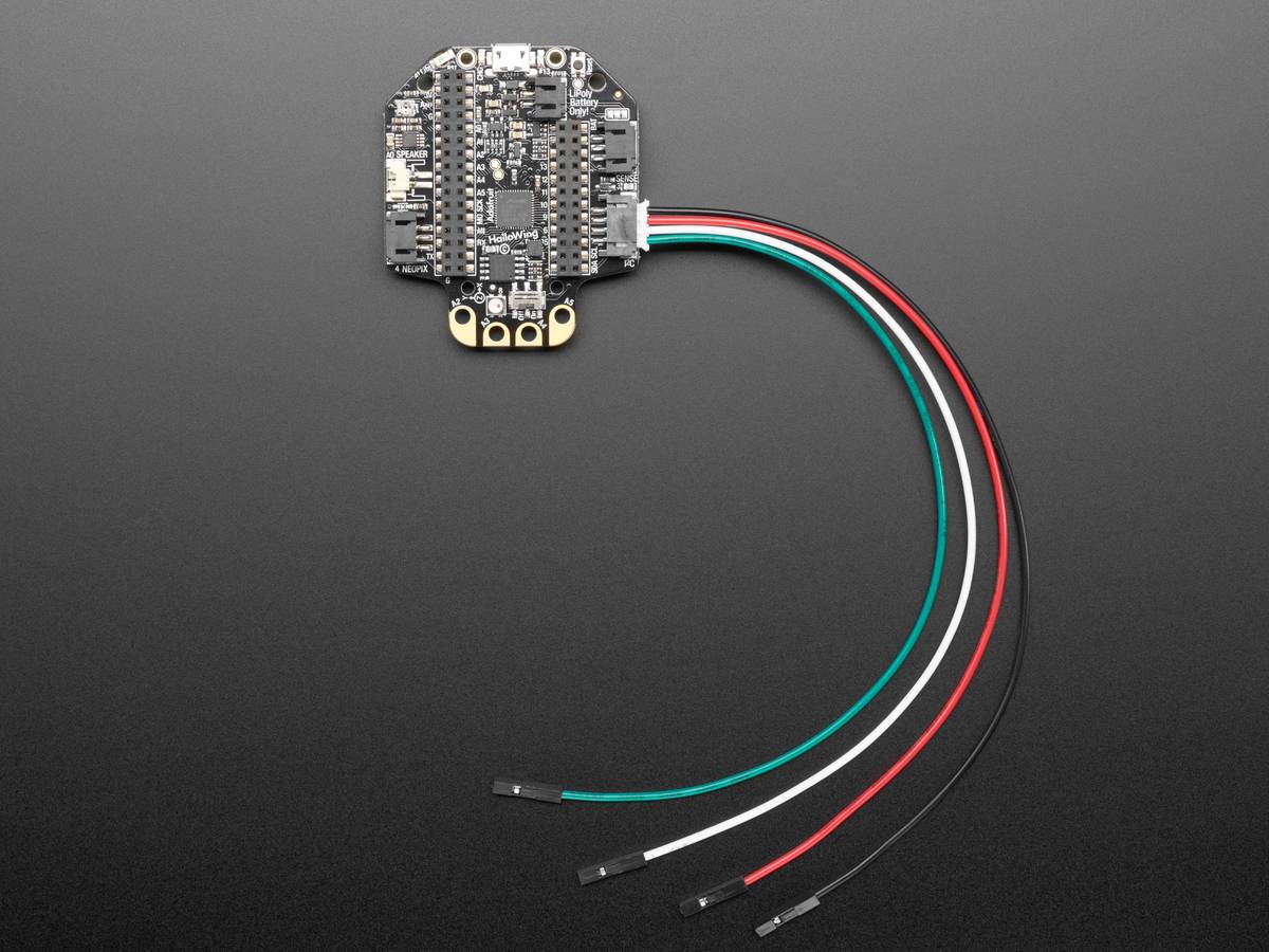 Adafruit JST PH 2mm 4-Pin to Female Socket Cable - I2C STEMMA Cable