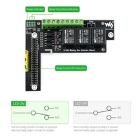 WaveShare 3CH Relay Expansion Board for Jetson Nano with Optocoupler Isolation WaveShare 3CH Relay Expansion Board for Jetson Nano with Optocoupler Isolation