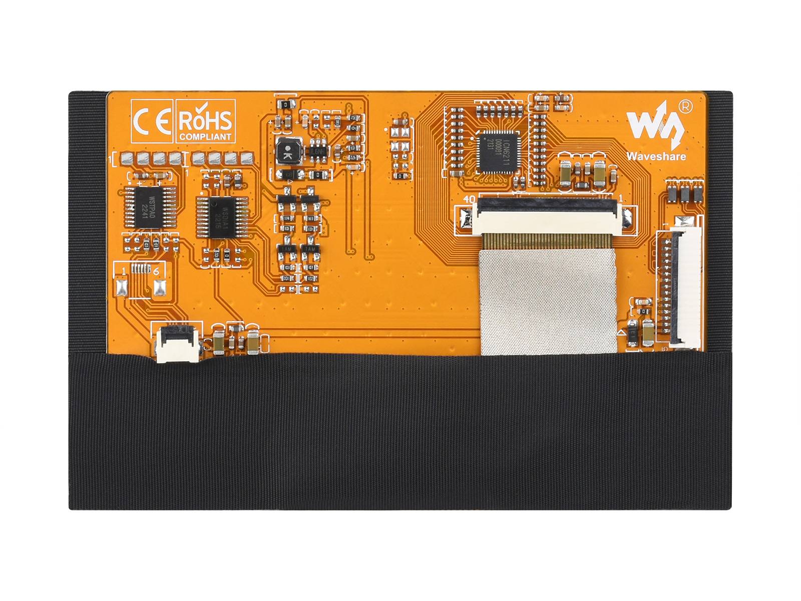 WaveShare 4.3inch DSI Display 800x480 IPS without Touch for Raspberry Pi