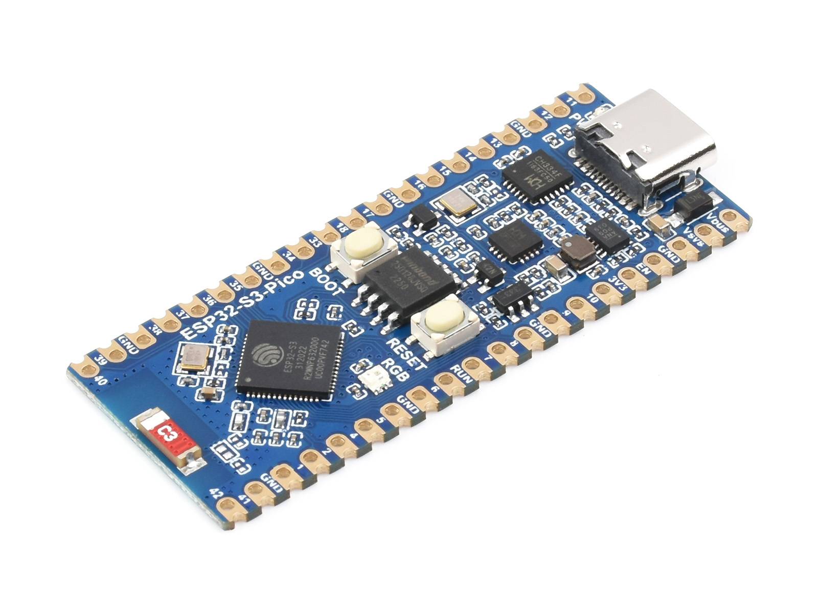 WaveShare ESP32-S3 Microcontroller 2.4GHz WiFi Development Board