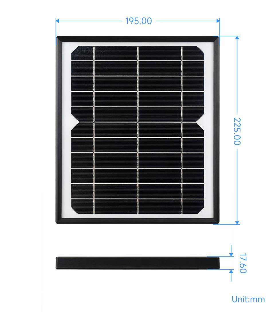 WaveShare Monocrystalline Silicon Solar Panel 5.5V 6W Toughened Glass Surface