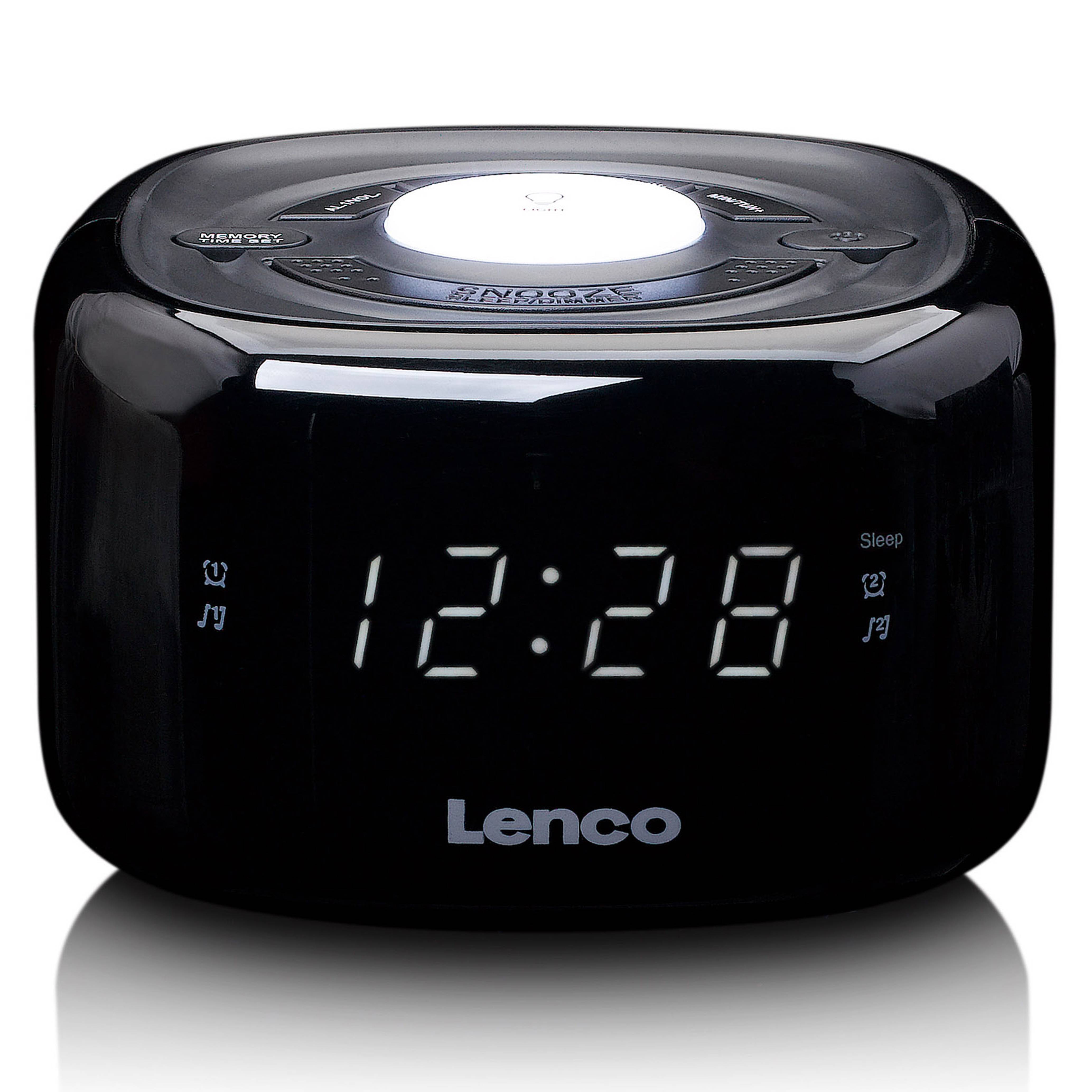 Optimal aufwachen mit dem Lenco CR-12 Radiowecker – Ihr Partner für jeden Morgen!Der Lenco CR-12 Radiowecker kombiniert modernes Design mit erstkla