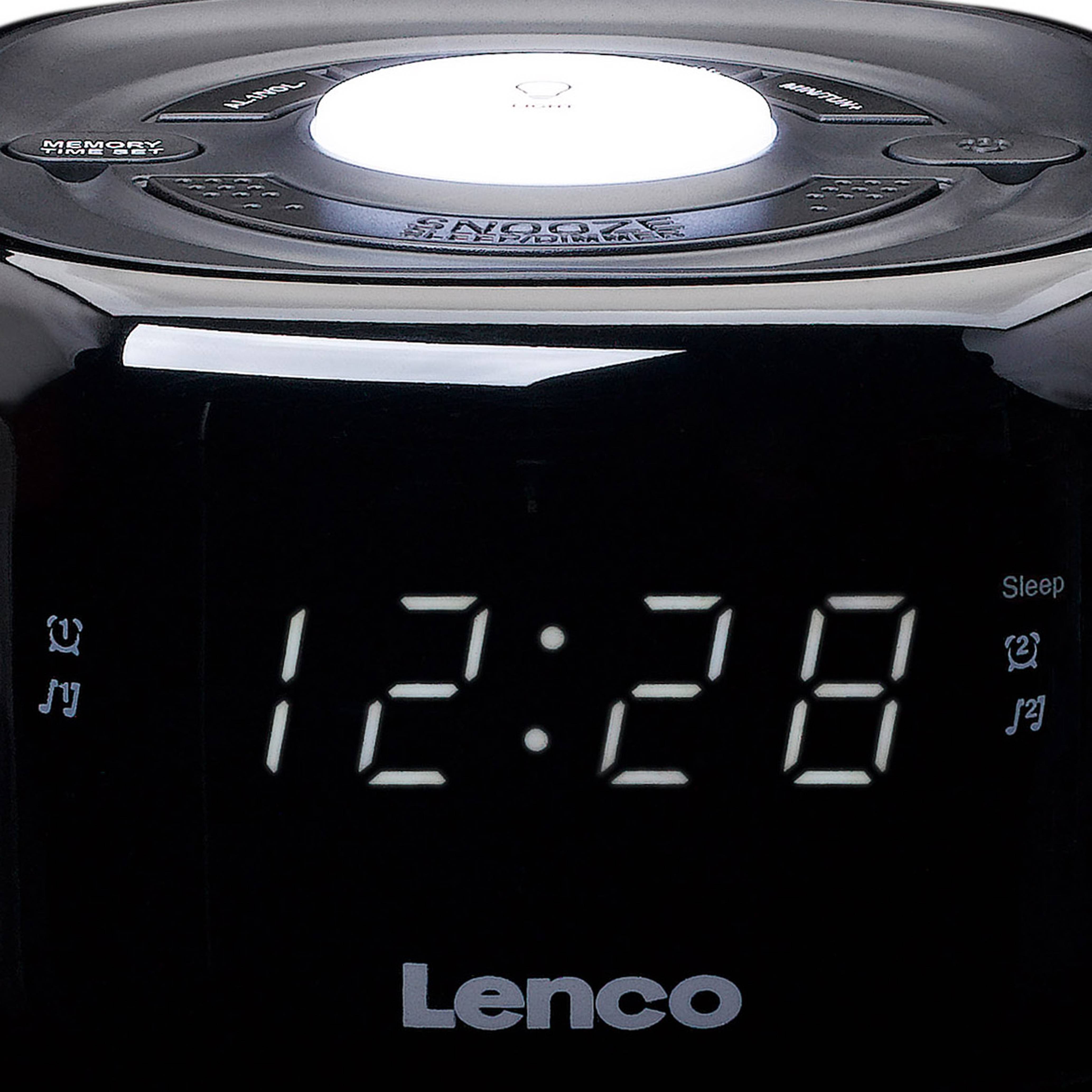 Optimal aufwachen mit dem Lenco CR-12 Radiowecker – Ihr Partner für jeden Morgen!Der Lenco CR-12 Radiowecker kombiniert modernes Design mit erstkla