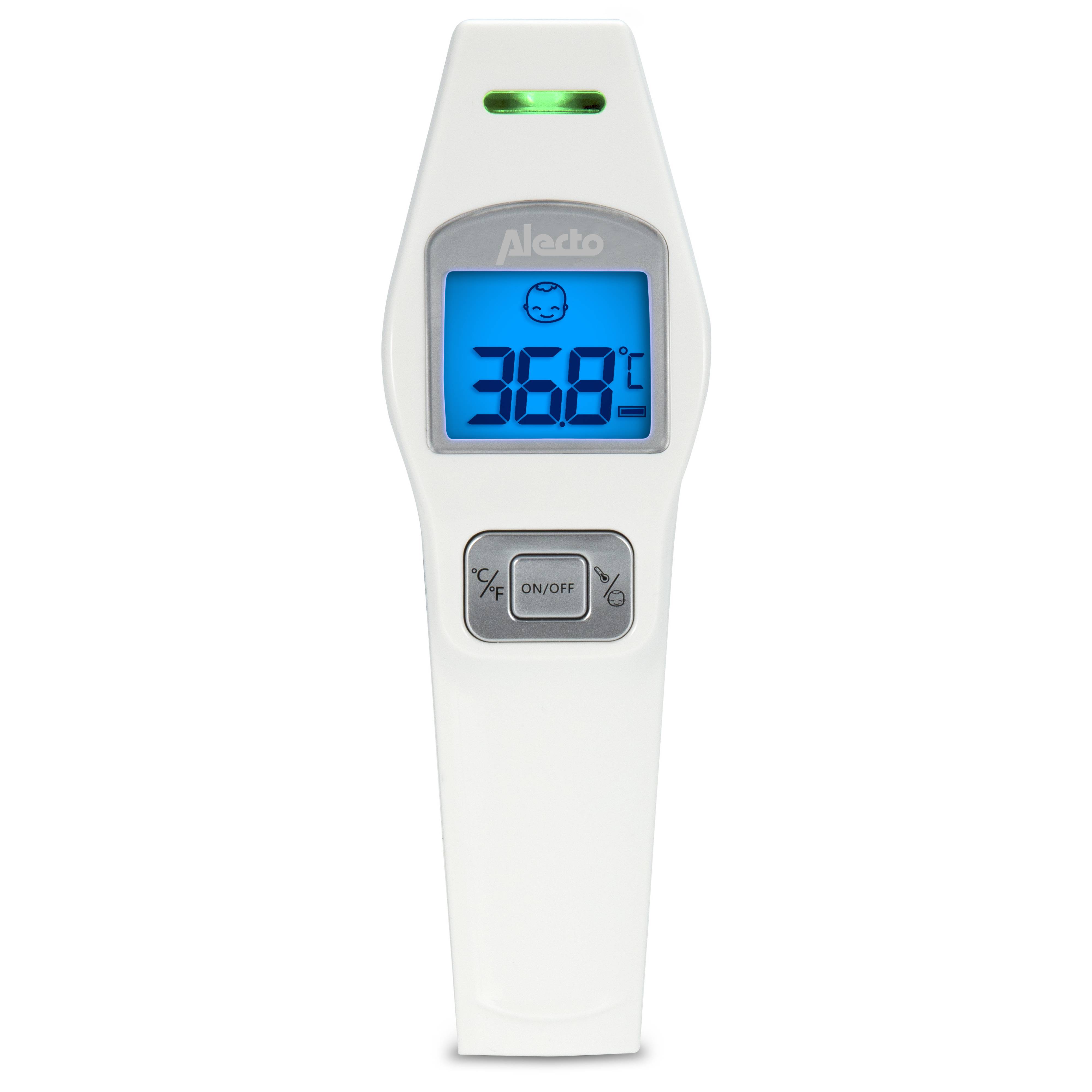 Alecto BC-37 - Infrarot-Stirnthermometer, weiß