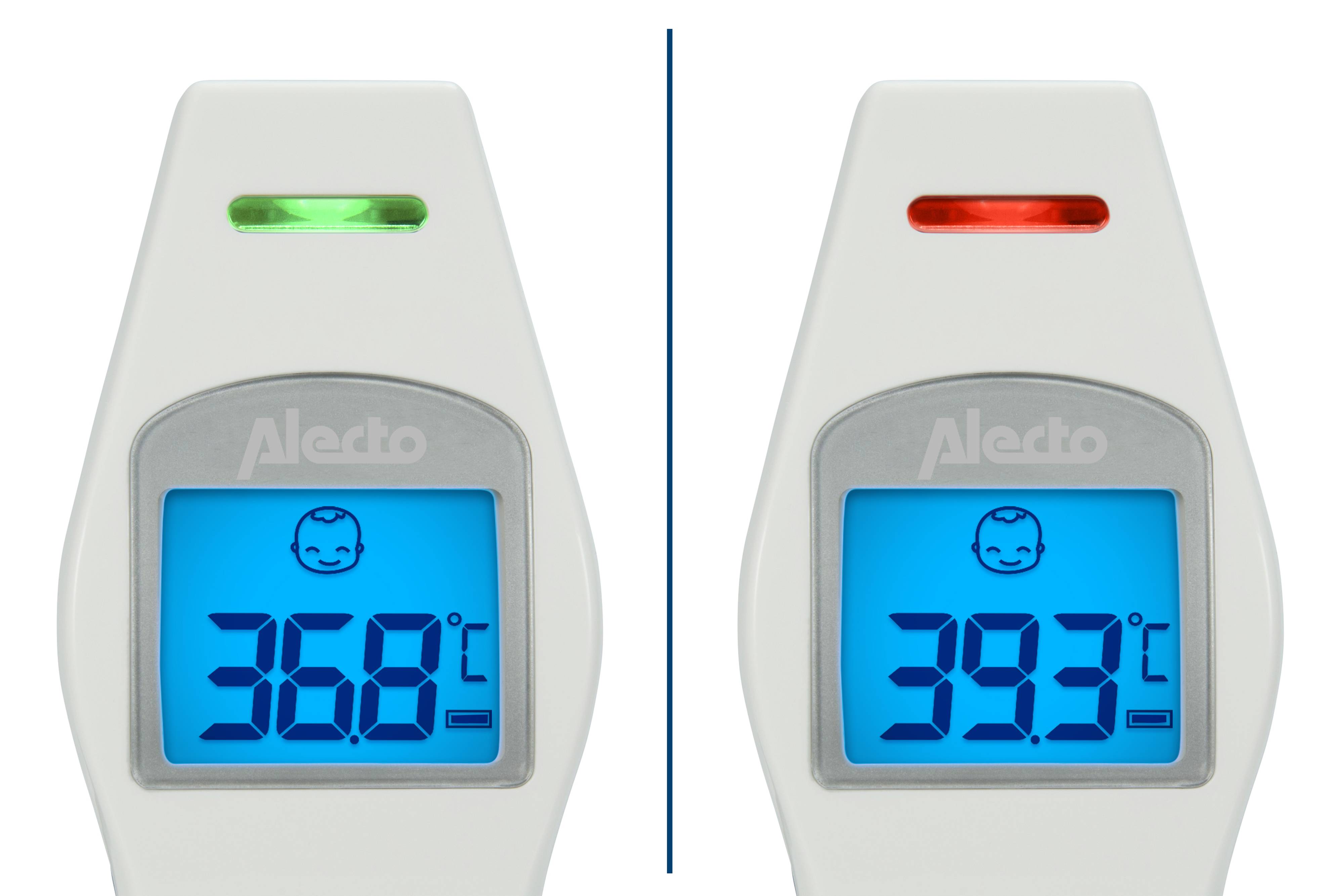 Alecto BC-37 - Infrarot-Stirnthermometer, weiß