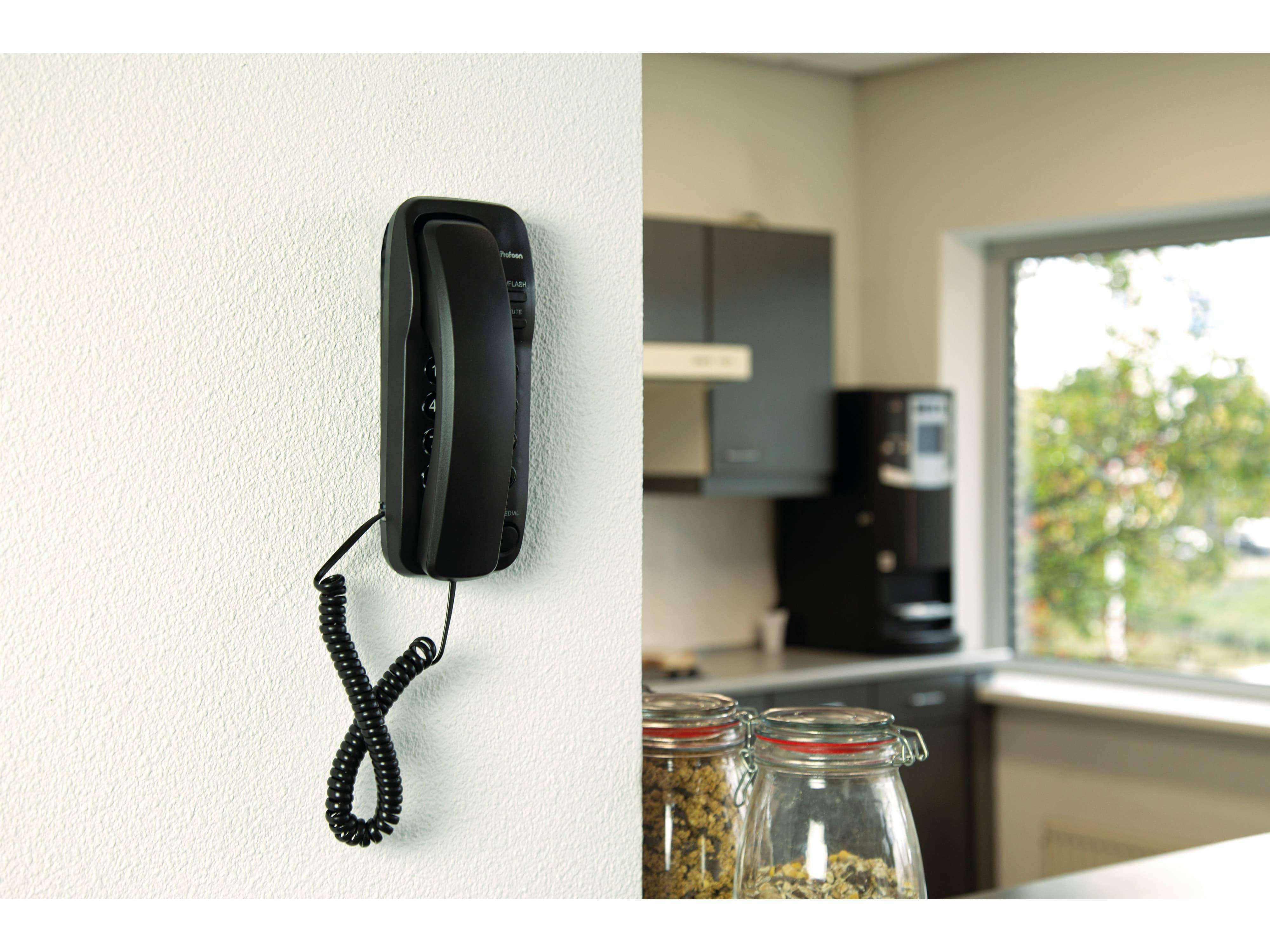 PROFOON Telefon TX-115, schwarz