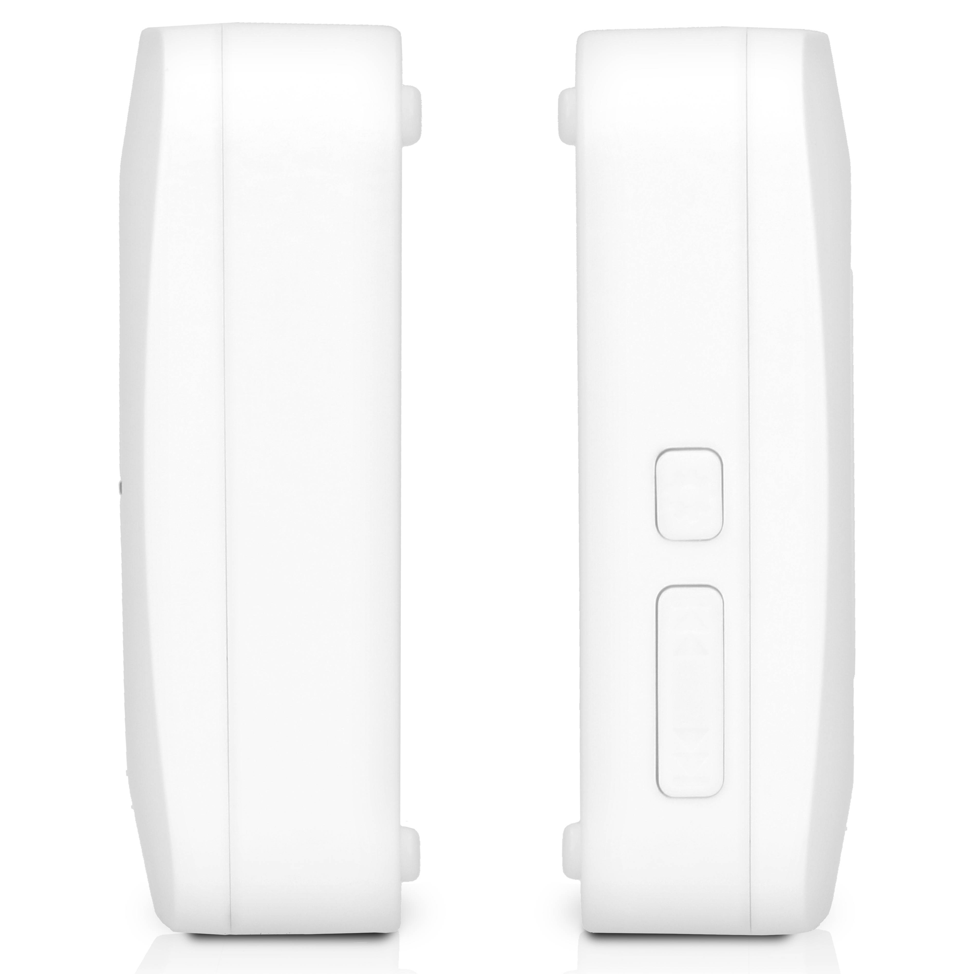 Die Alecto ADB20 isteine drahtlose Türklingel, bei der Sie keine Kabel verlegen müssen. DieInstallation ist denkbar einfach, da Sie die wasserfest