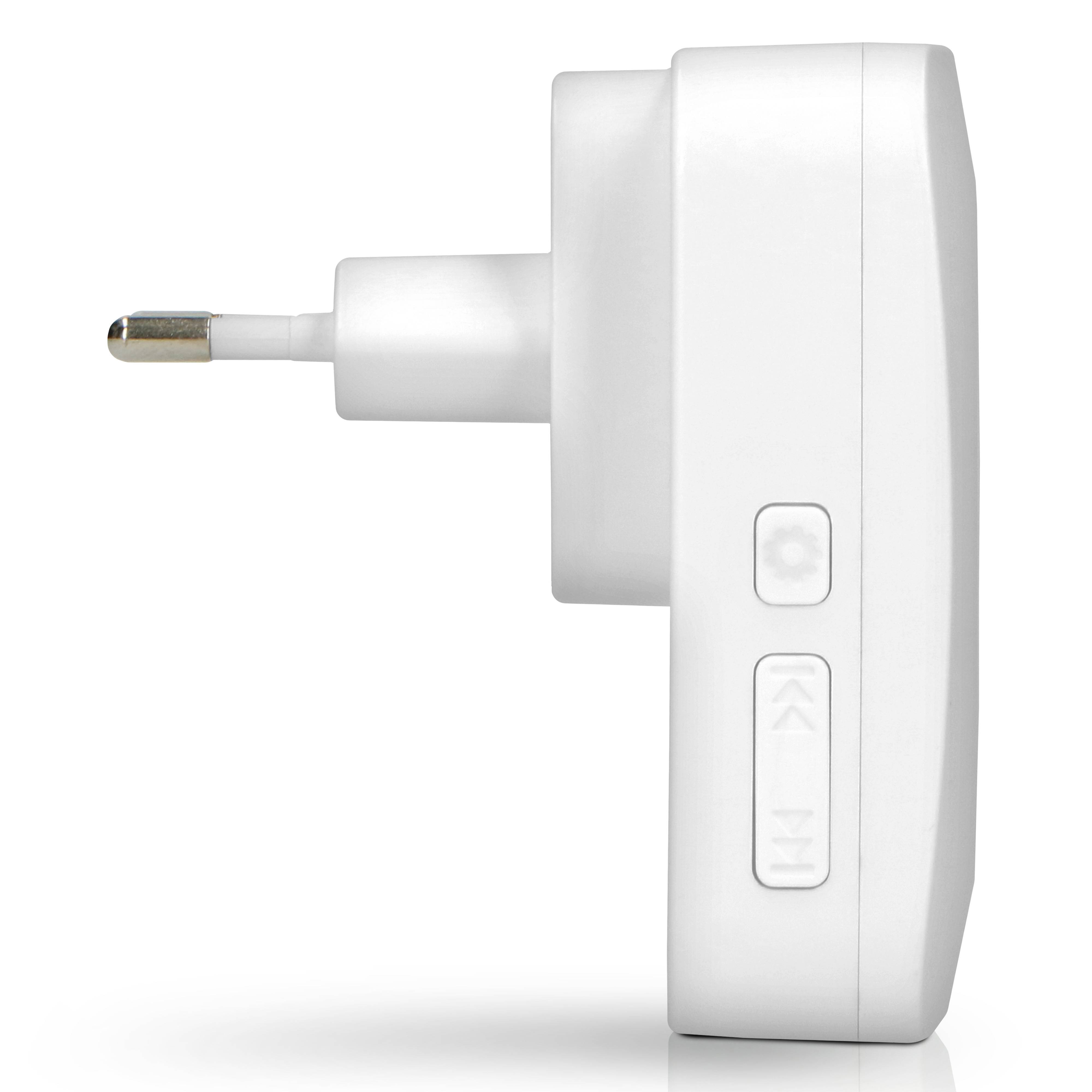 Ihre umweltfreundliche Lösung für Zuhause: die Alecto ADB30WTEntdecken Sie die innovative Alecto ADB30WT, eine drahtlose kinetische Türklingel, die