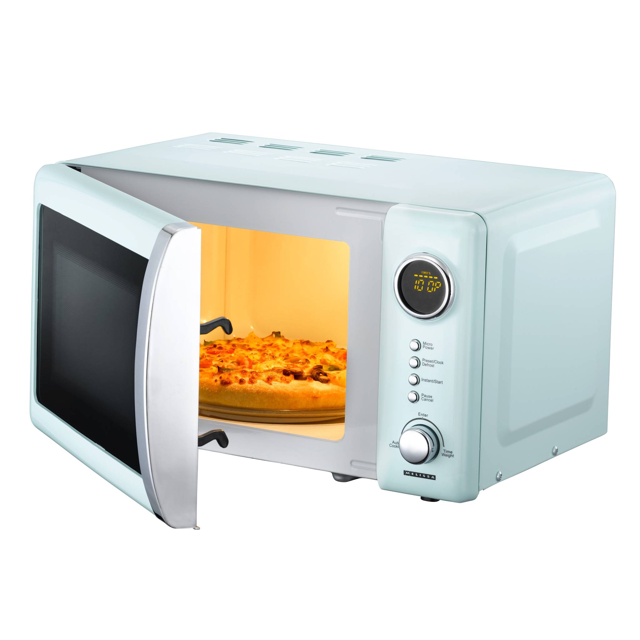 Ein Hauch von Retro in Ihrer Küche: Die Melissa MikrowelleBringen Sie Farbe und Funktionalität in Ihre Küche mit der Melissa Mikrowelle in lebendig