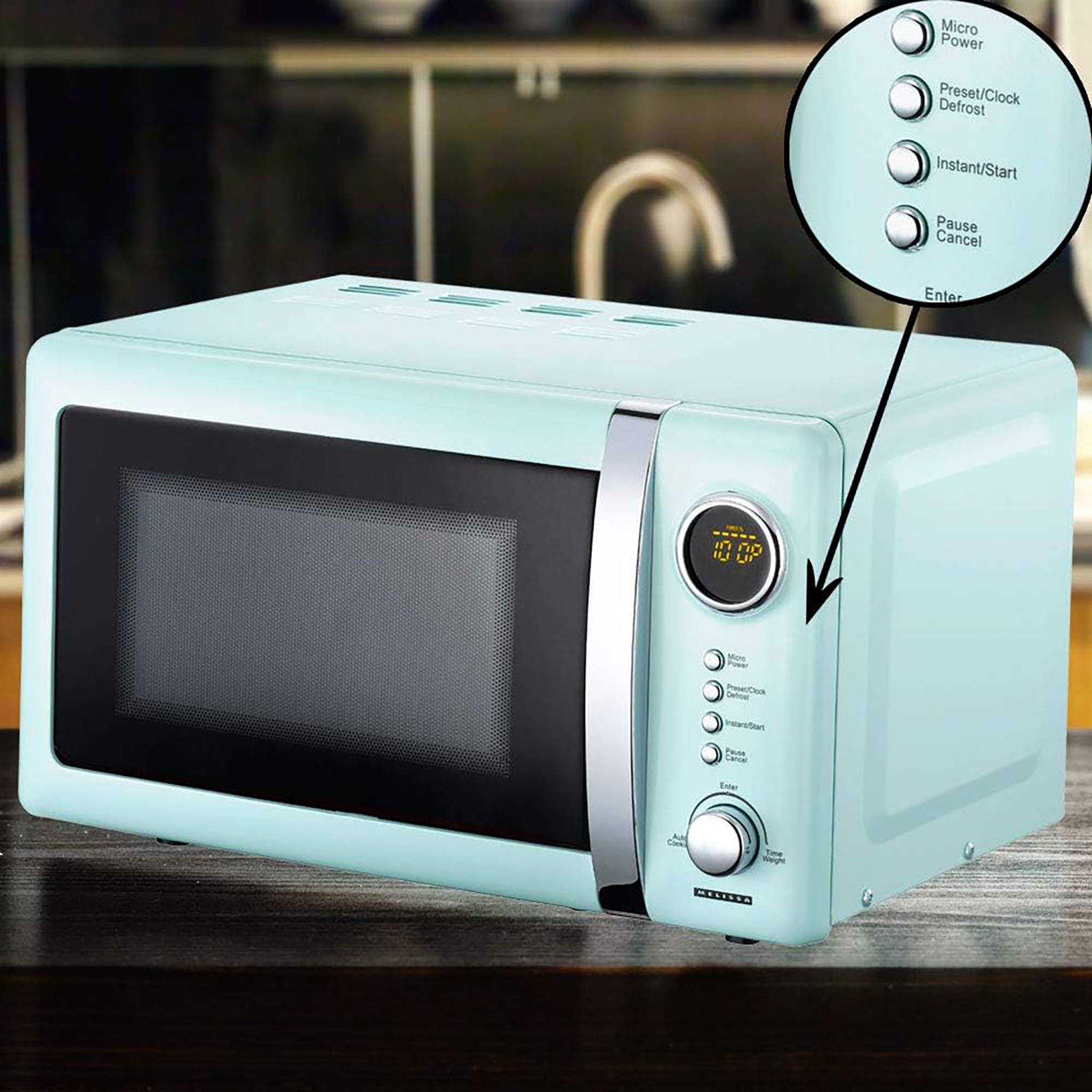 Ein Hauch von Retro in Ihrer Küche: Die Melissa MikrowelleBringen Sie Farbe und Funktionalität in Ihre Küche mit der Melissa Mikrowelle in lebendig