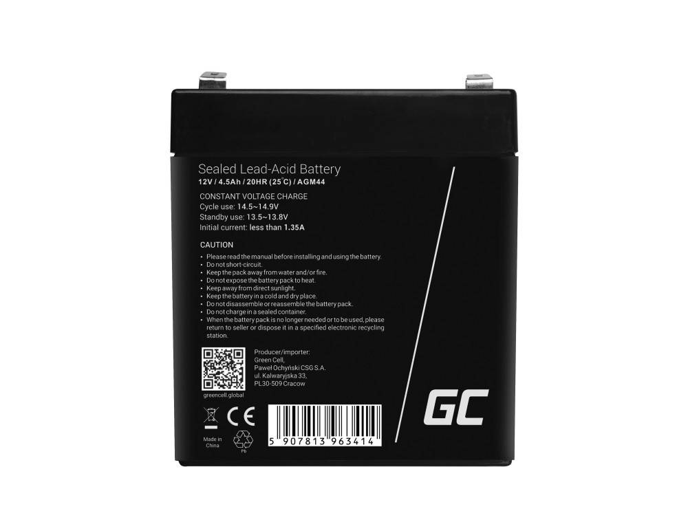 Green Cell - Batterie - Bleisäure - 4.5 Ah