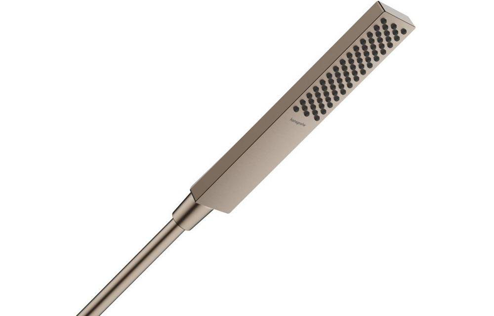 hansgrohe HG Stabhandbrause Pulsify E 1 jet, EcoSmart brushed bronze