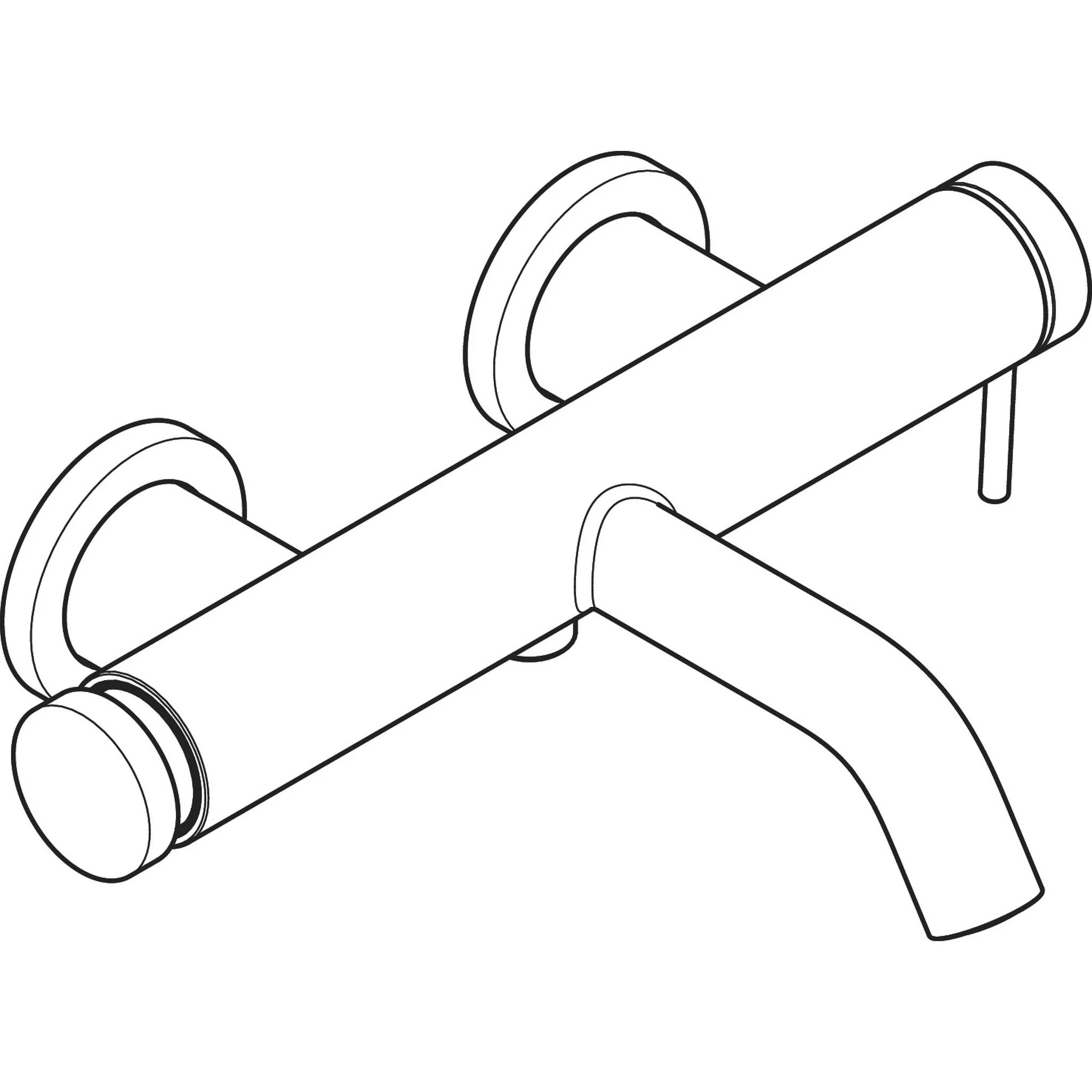 hansgrohe Tecturis S Wannenmischer Aufputz chrom, 1 Stk.