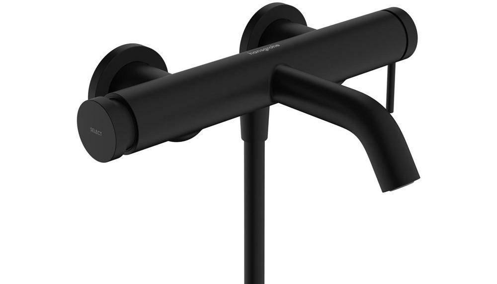 hansgrohe HG Einhebel-Wannenmischer Tecturis S Aufputz mattschwarz