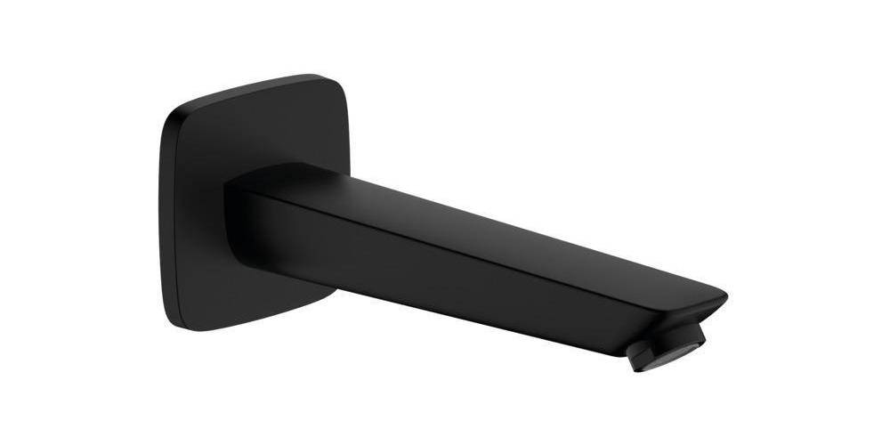 hansgrohe HG Wanneneinlauf LOGIS DN 20, Ausladung 195mm mattschwarz