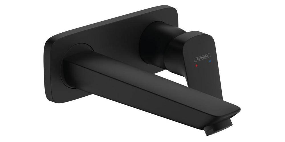 hansgrohe HG Fertigmontageset LOGIS f UP 2-Loch-Waschtischmischer Al