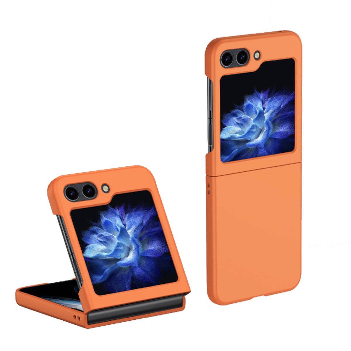 Für Samsung Galaxy Z Flip5 5G Skin Orange Schutz Case Handy Tasche