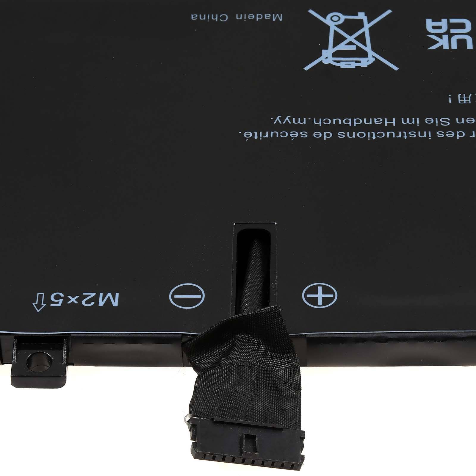 Powery Akku für Laptop Dell XPS 15-9575-D2801TS, 11,4V, Li-Polymer