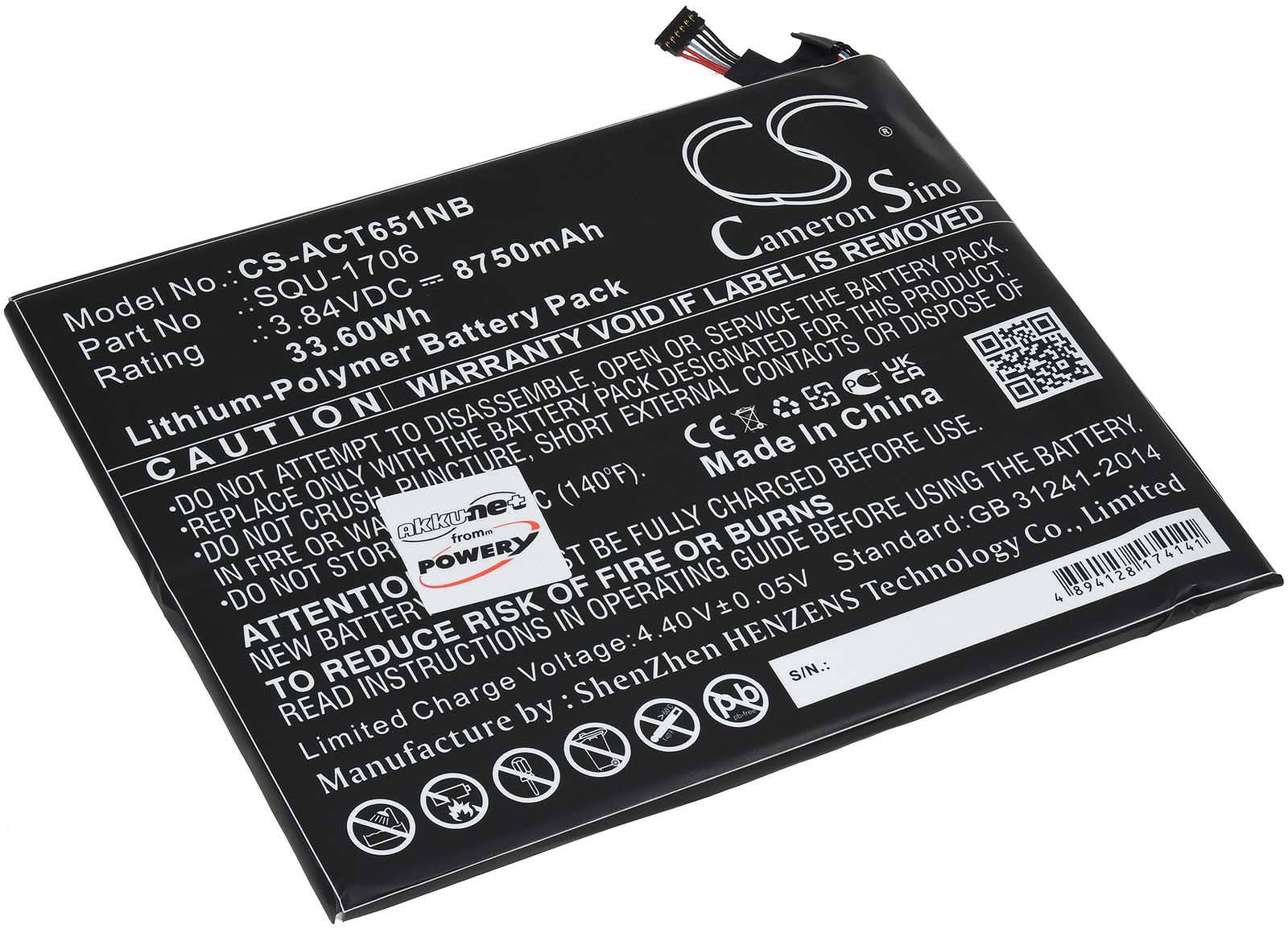 Powery Akku kompatibel mit Asus Typ KT.00201.004, 3,84V, Li-Polymer