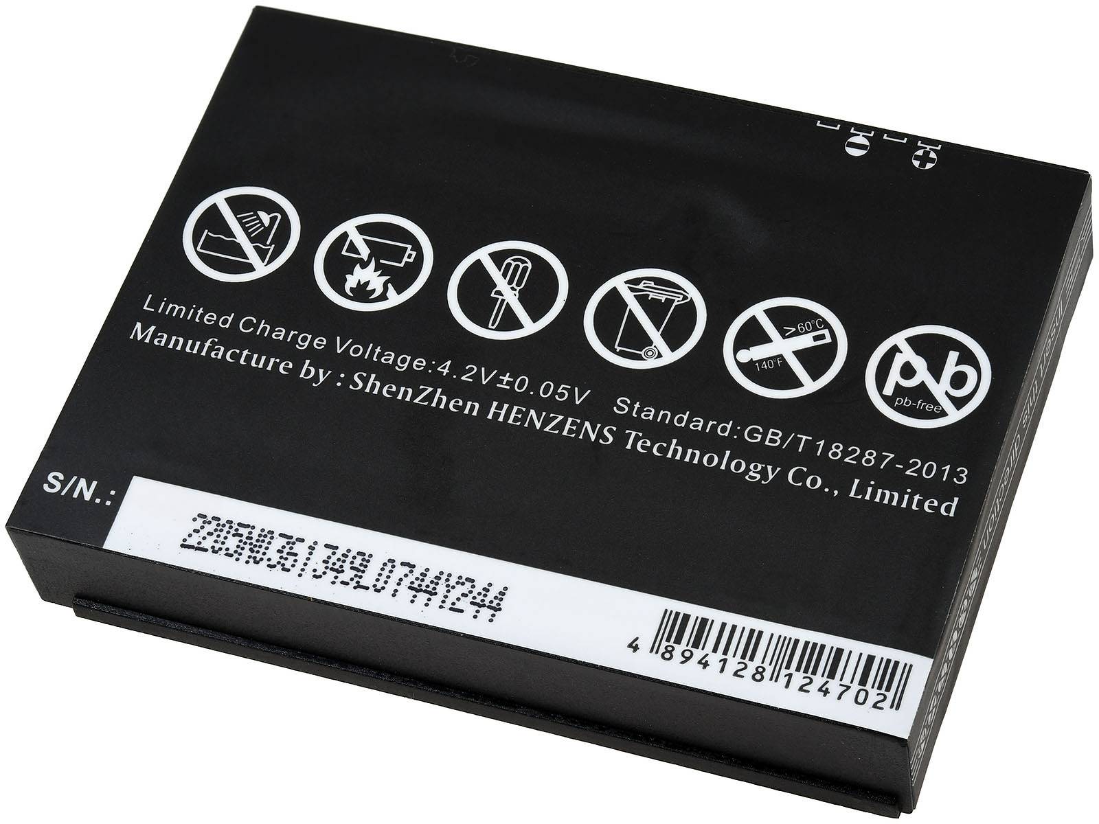 Powery Akku für GPS-Messgerät Trimble Juno 3D, 3E, 3,7V, Li-Polymer