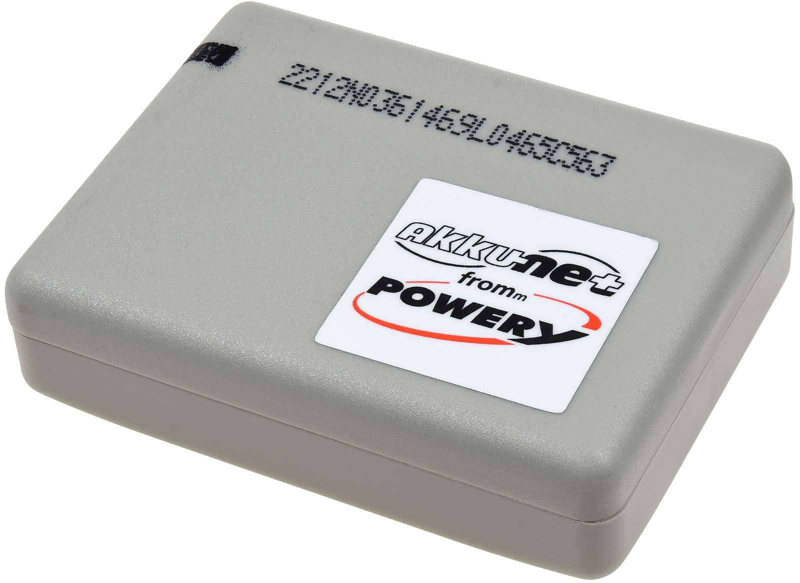 Powery Akku passend für Barcode-Scanner Casio IT-800, IT-600, IT-300, Typ HA-D20BAT, 3,7V, Li-Ion