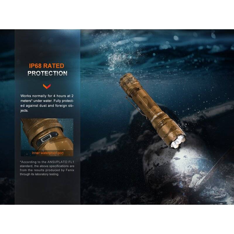 Fenix TK20R UE SFT70 LED-Taschenlampe, in vier Farben verfügbar, max. 2.800 Lumen, mit FlexiSensa-Schalter, inklusive AR