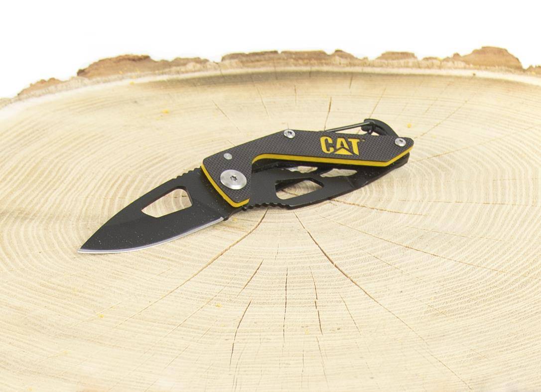 Taschenmesser, Klappmesser mit 5,4cm Drop-Point-Klinge und Gürtelclip