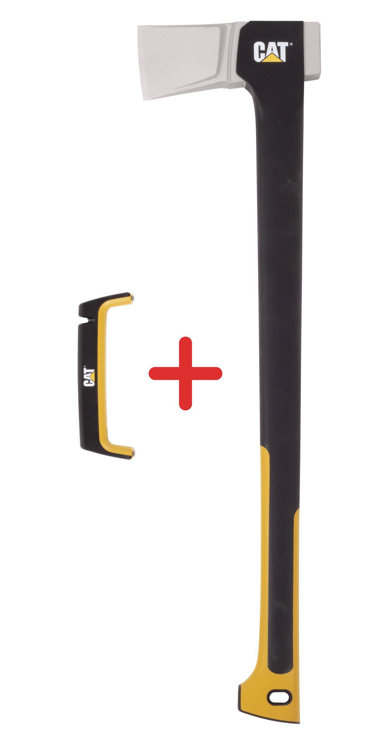 CAT Set Spaltaxt C2500 Ergo inkl. Axt-Klingen-Schärfer, J-Serie