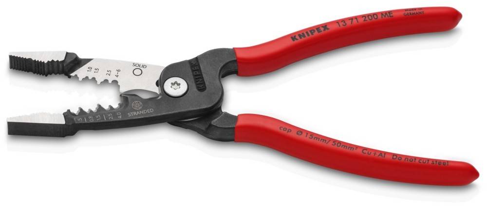 Knipex-Werk Multifukt.-Elektrikerzange 13 71 200 ME SB