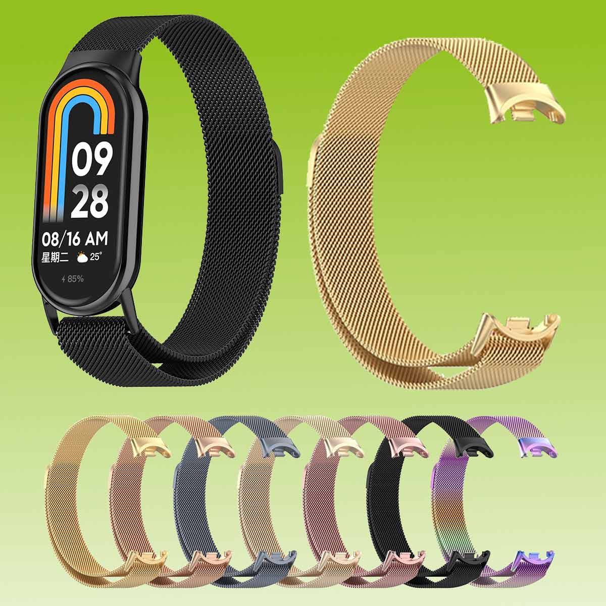 Milanese Uhrenarmband mit Magnetverschluss Xiaomi Mi Band 8