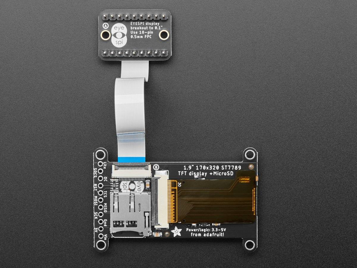 Adafruit EYESPI Breakout Board 18 Pin FPC Connector 5613