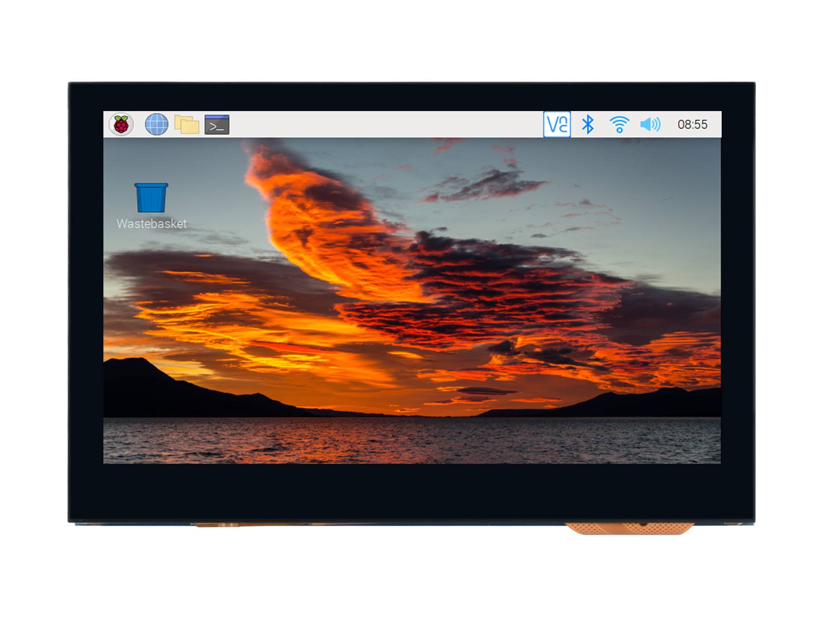 WaveShare 4.3inch QLED Display DSI Interface 800x480 Glass Panel