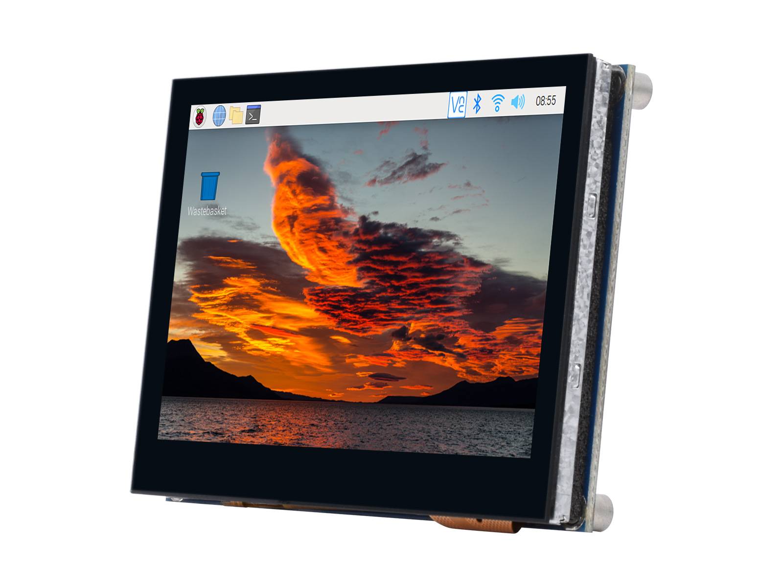 WaveShare 4.3inch QLED Display DSI Interface 800x480 Glass Panel