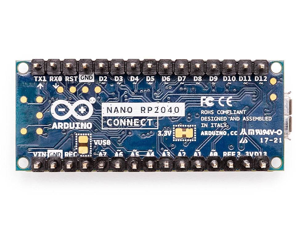 Arduino® Nano RP2040 Connect with Headers