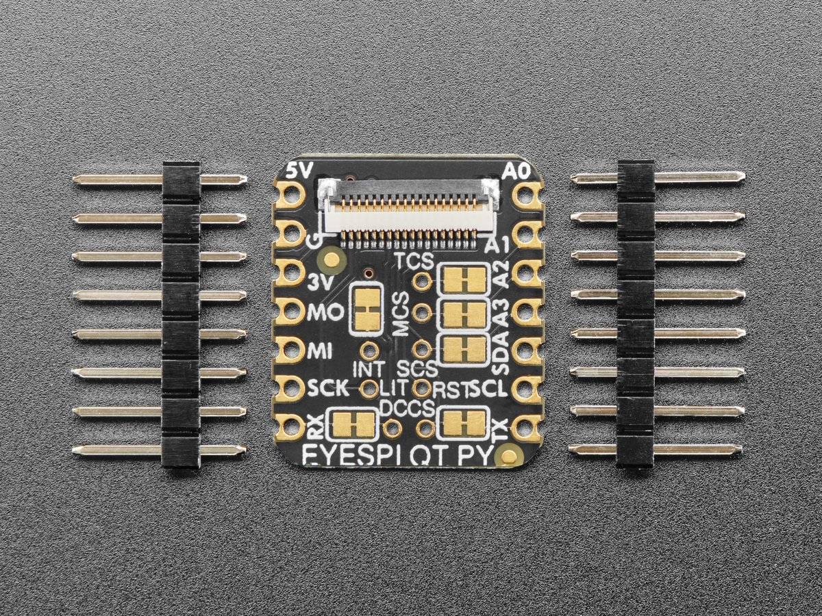 Adafruit EYESPI BFF for QT Py or Xiao 18 Pin FPC Connector