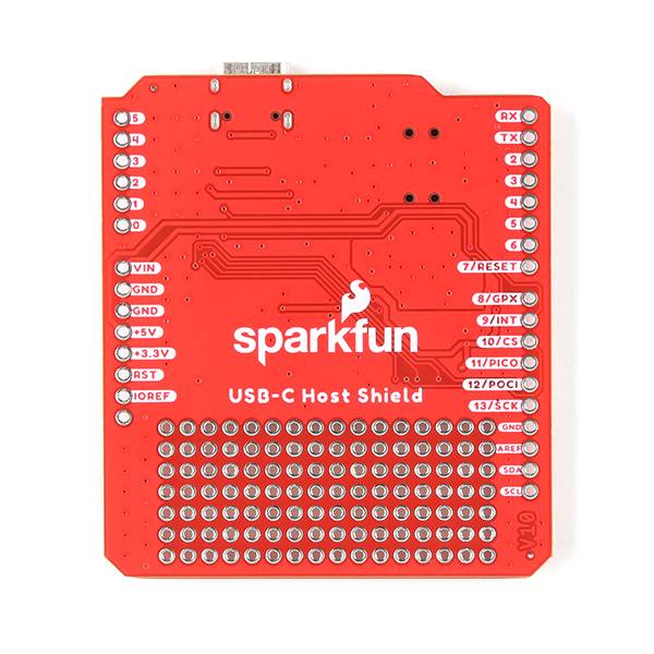 SparkFun USB-C Host Shield for Arduino Using 5V and VIN Pins