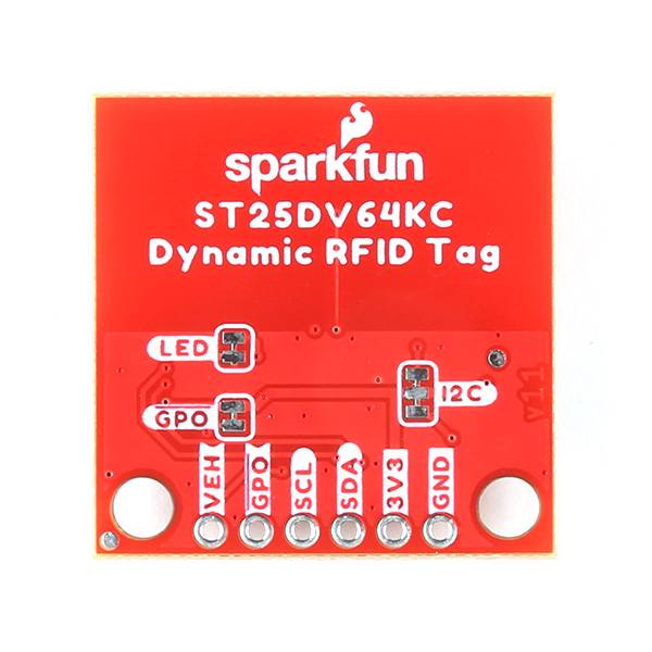 SparkFun Qwiic Dynamic NFC/RFID Tag ST25DV64KC Chip I2C RF for Arduino