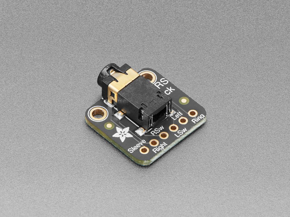 Adafruit TRRS Jack Breakout Board for Stereo Audio and Microphone Input 5764