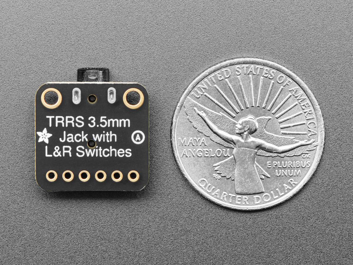 Adafruit TRRS Jack Breakout Board for Stereo Audio and Microphone Input 5764