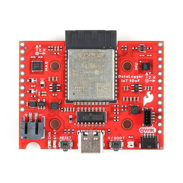 SparkFun DataLogger IoT 9DoF to Log IMU GPS Pressure Humidity and Distance Sensors