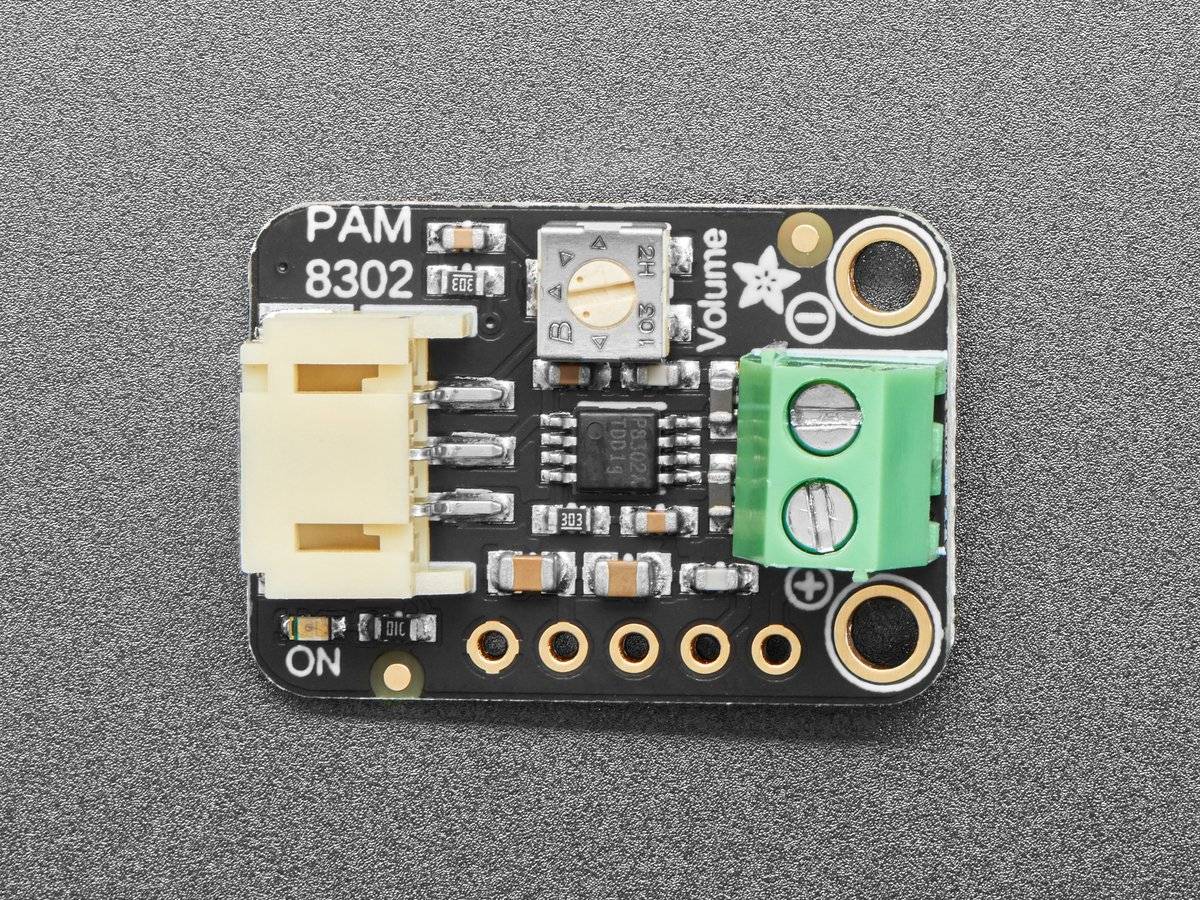 Adafruit STEMMA Audio Amp Mono 2.5W Class D Mono Amplifier PAM8302