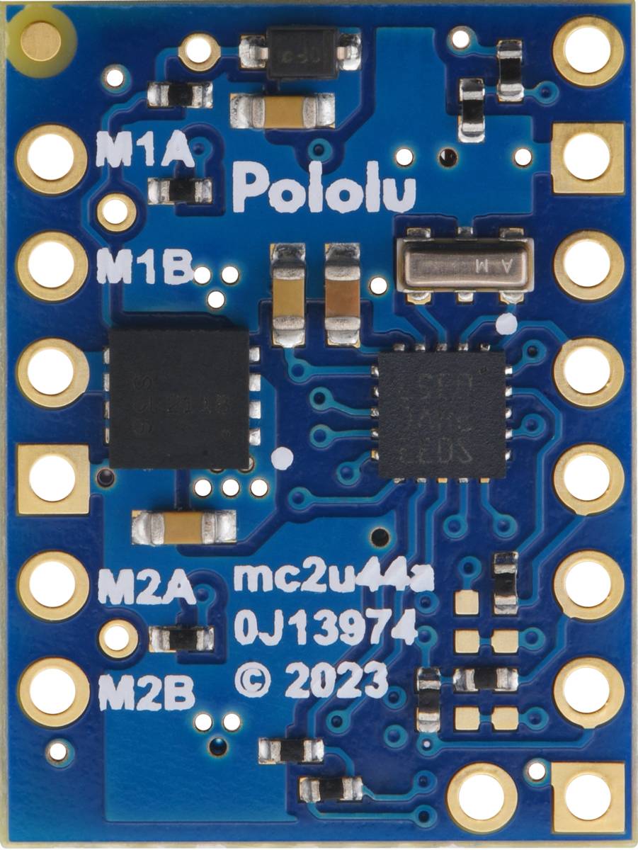 Pololu Motoron M2U550 Dual Serial Motor Controller (Header Pins Soldered) 5080