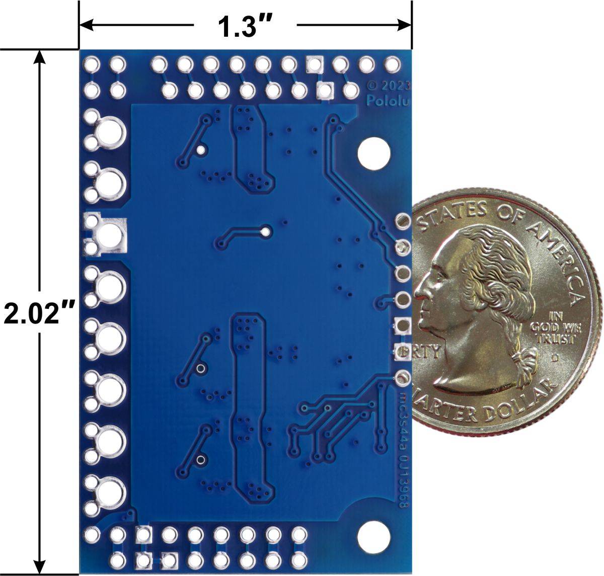 Pololu Motoron M3S550 Triple Motor Controller Shield for Arduino (No Connectors)