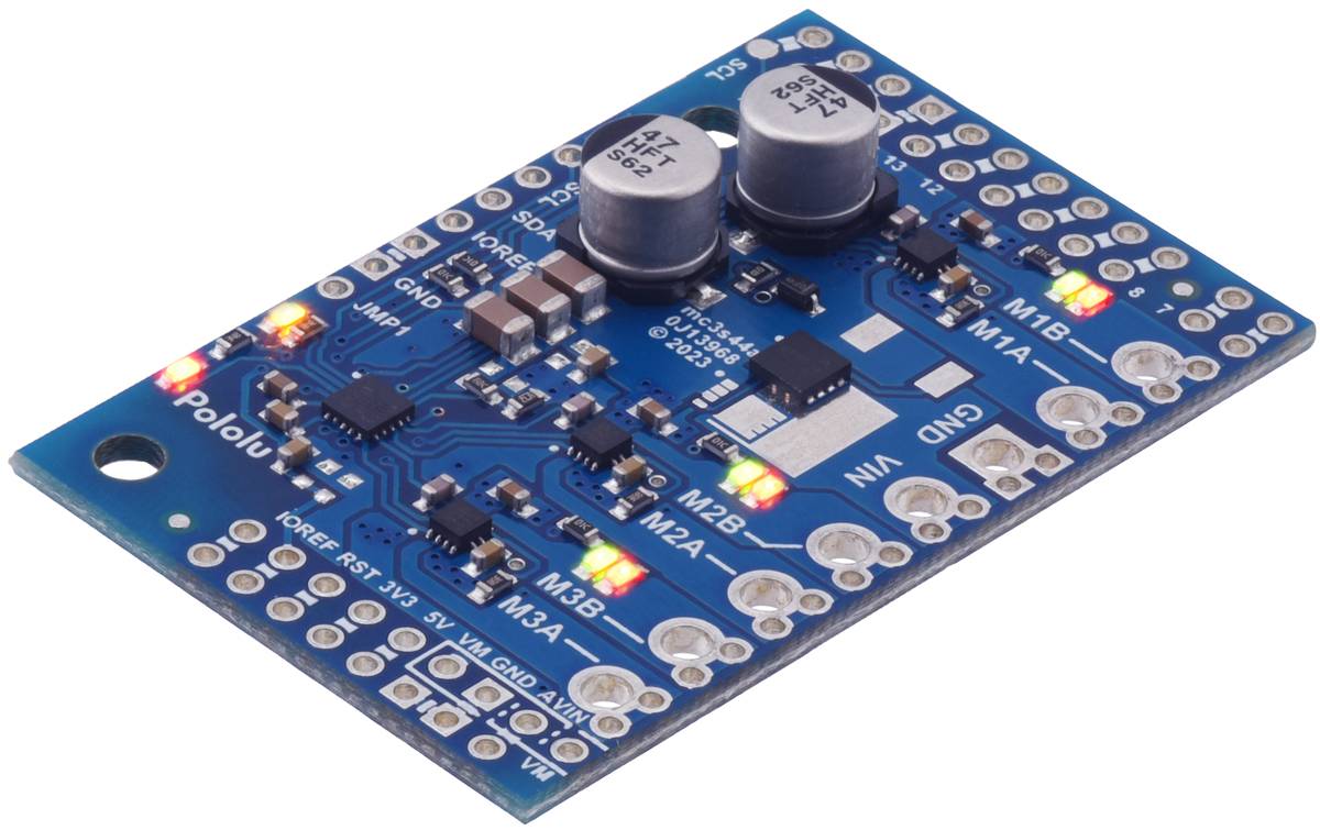 Pololu Motoron M3S550 Triple Motor Controller Shield for Arduino (No Connectors)