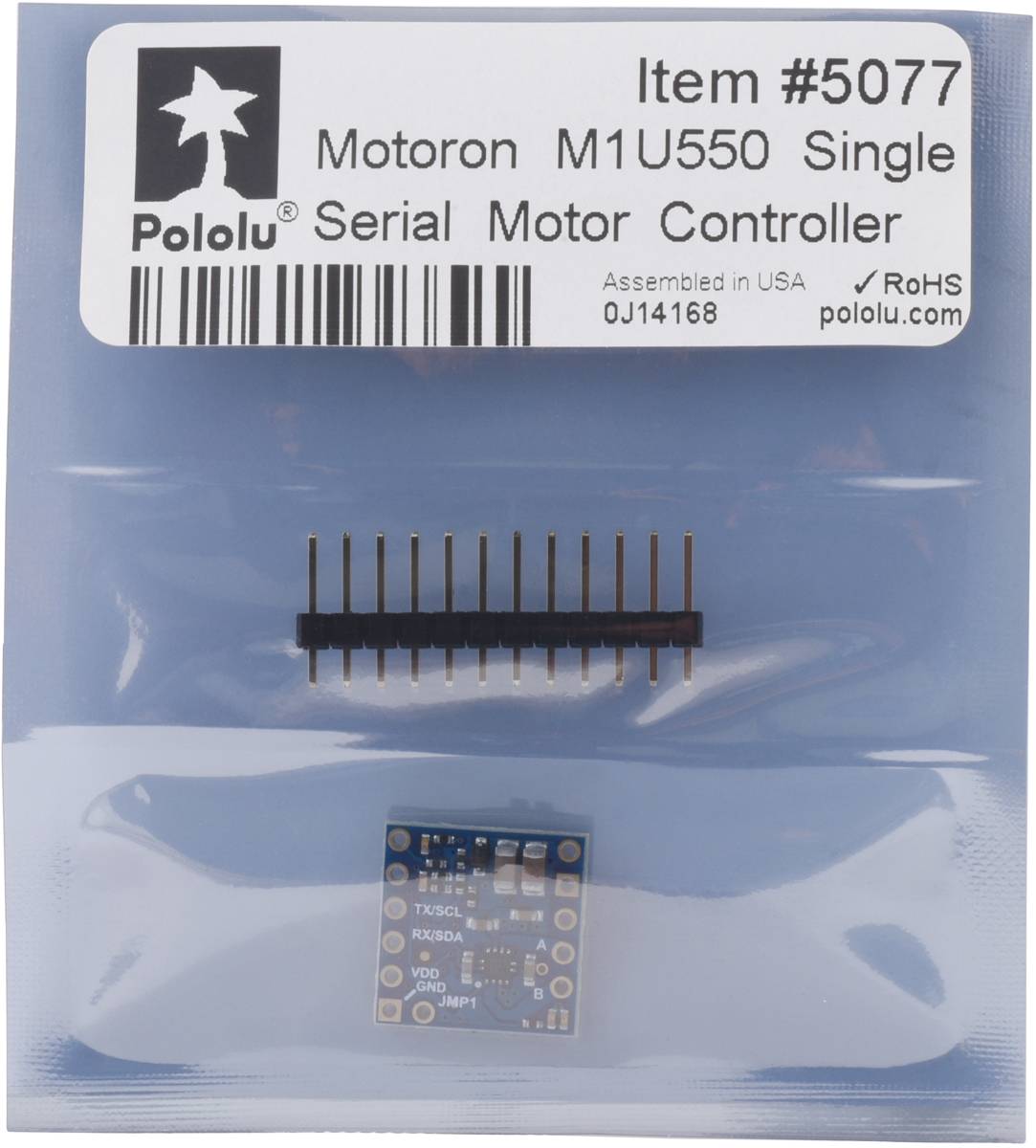 Pololu Motoron M1U550 Single Serial Motor Controller 5077