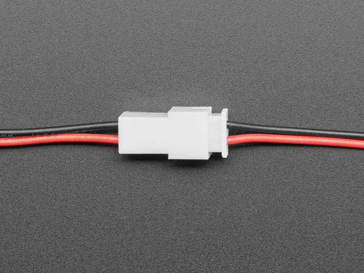Adafruit 2.5mm Pitch 2-pin Cable Matching Pair - JST XH compatible