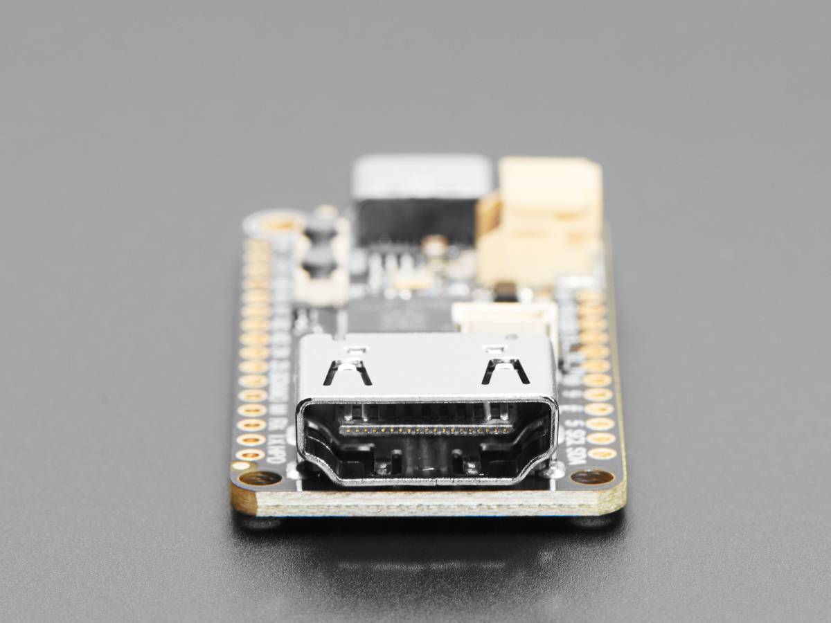 Adafruit Feather RP2040 with DVI Output Port Works with HDMI