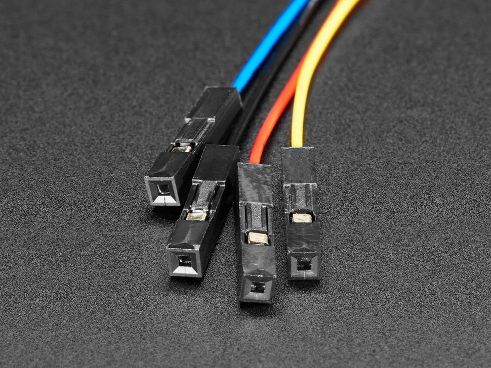 Adafruit STEMMA QT Qwiic JST SH 4Pin Cable 150mm with Premium Female Sockets